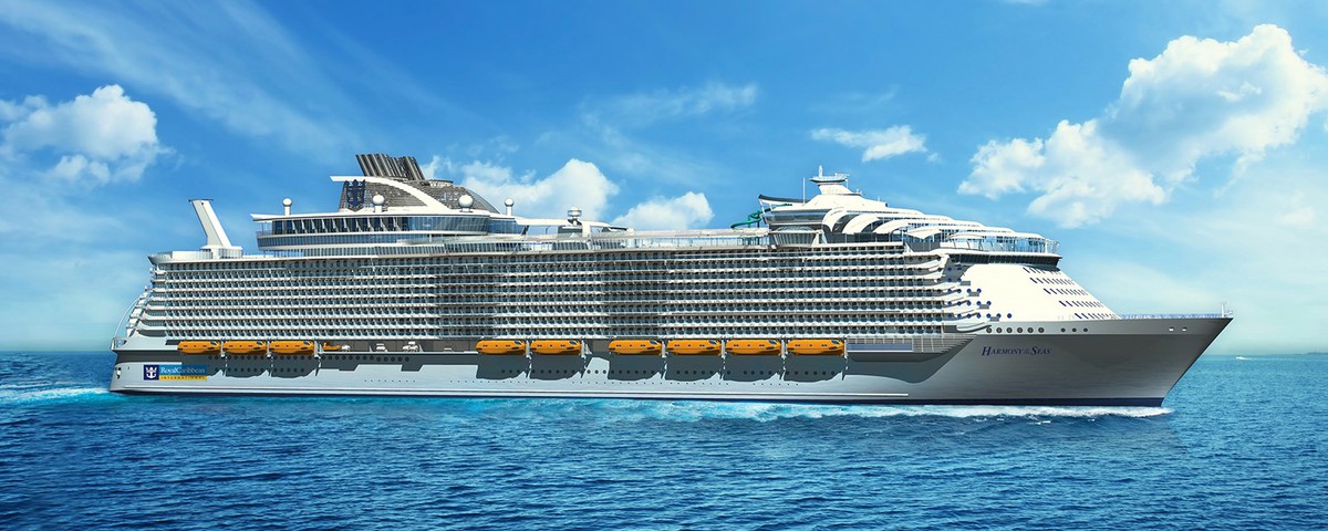 TOUS A BORD ! NOS ATELIERS HABILLENT ACTUELLEMENT LES TITANESQUES PAQUEBOTS HARMONY OF THE SEAS ET SYMPHONY OF THE SEAS